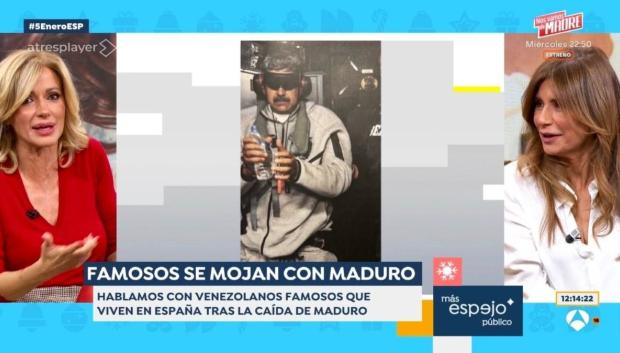 Susanna Griso, en Espejo Público comentando la detención de Maduro