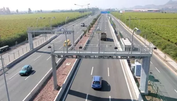 El sistema de pagos se realiza mediante pórticos