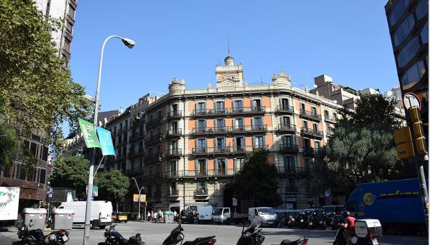 Vista desde la plaza Urquinaona de Barcelona