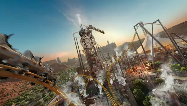 Parque de atracciones Six Flags Qiddiya City, en Arabia Saudí