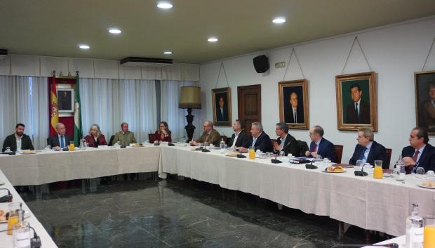 Desayuno en la Cámra de Comercio
