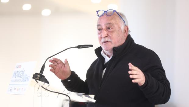 El director general de Tráfico, Pere Navarro, durante la Jornada ‘Innovación Urbana. Movilidad Sostenible y Smart Cities’, en el Hotel Eurostars Madrid Tower.