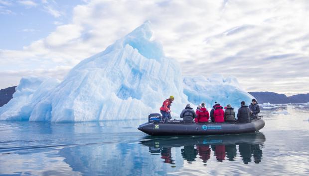 Excursión en zodiac