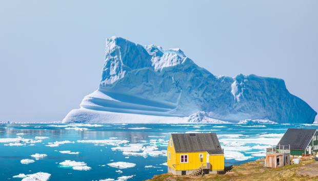 Gigantesco iceberg en Groenlandia