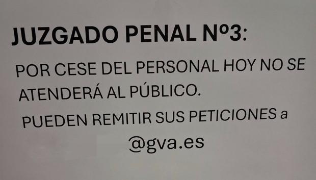 La llegada de la Ley de Eficiencia ha provocado la salida inmediata de funcionarios interinos imprescindibles para agilizar la carga del día a día en los juzgados