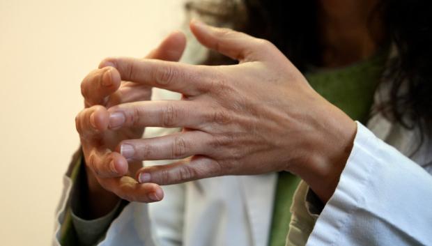 Ana Benito, durante la entrevista