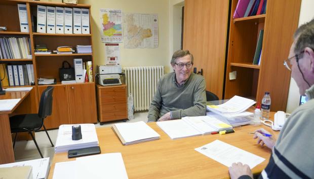 El alcalde de Villagarcía de Campos (Valladolid), César Herrero