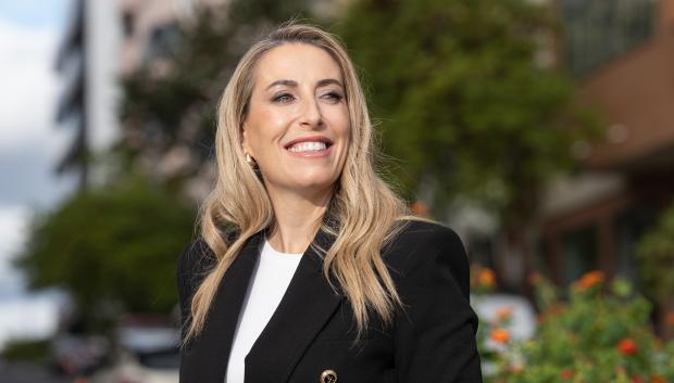 La presidenta en funciones de la Junta de Extremadura, María Guardiola