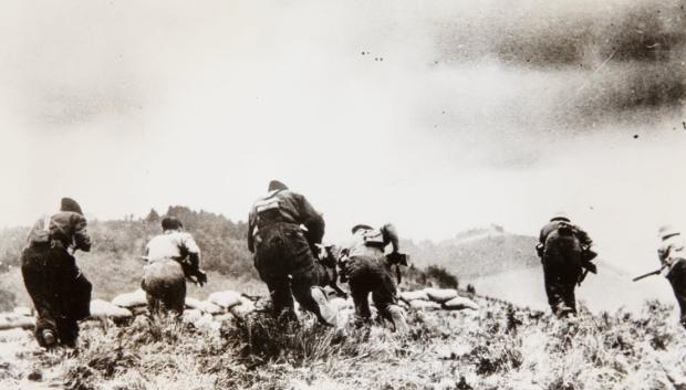 Contraataque republicano antes de la caída de Irún