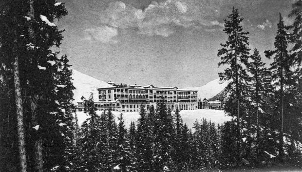 Schatzalp en una foto de 1905, cuando era un sanatorio