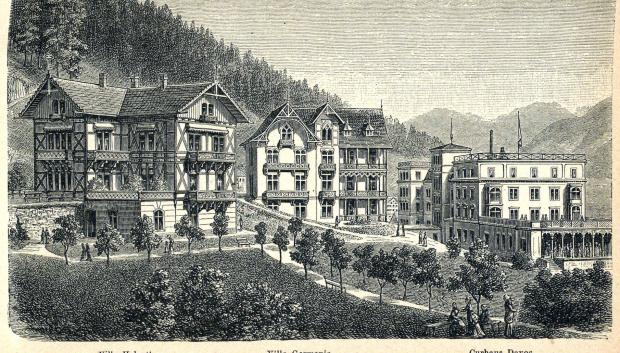 Curhaus Davos, también conocido como el Establecimiento de Cura W. J. Holsboer, en Davos-Platz, Suiza