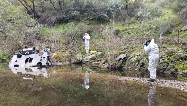 La pieza de un tren hallada en un arroyo fue localizada el lunes y pesa 20 toneladas