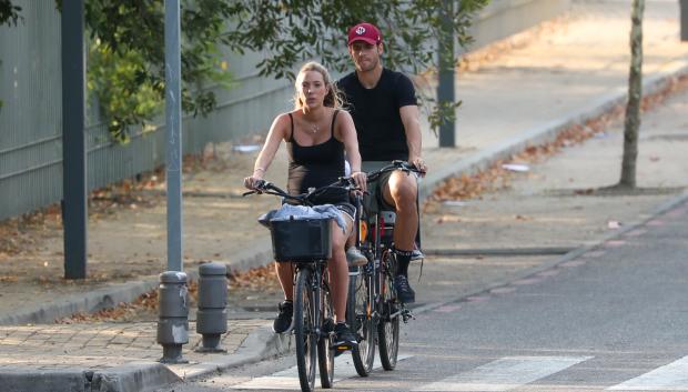 Alice Campello  y  Älvaro Morata  en Madrid