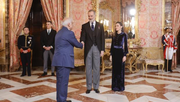 Los Reyes este viernes en el Palacio real