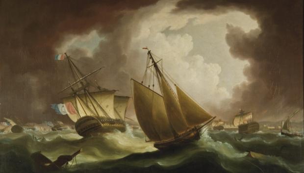 Los supervivientes de la Batalla de Trafalgar regresan a Cádiz