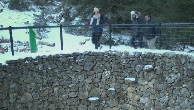 Pozos donde se acumulaba la nieve para surtir de hielo a la población