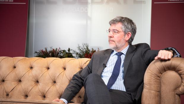 Alberto Nadal, en un momento de la entrevista.