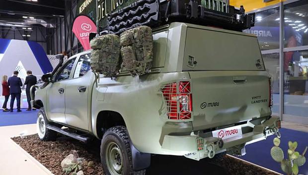 La imagen del Peugeot Landtrek  preparado por Iturri es imponente