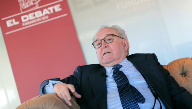 Eduardo Serra, durante la entrevista con El Debate