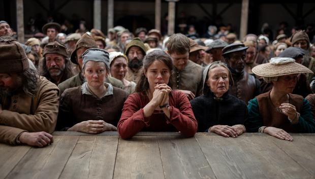 Jessie Buckley, en un fotograma de Hamnet