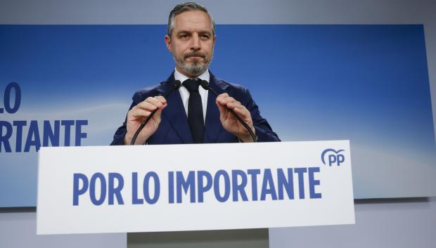 El vicesecretario del PP, Juan Bravo