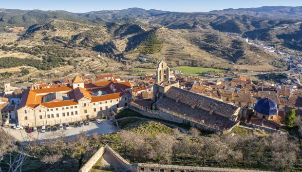 Pueblo de Morella, en el Maestrazgo de Castellón