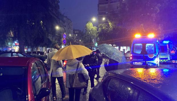 Imágenes de los momentos posteriores al accidente