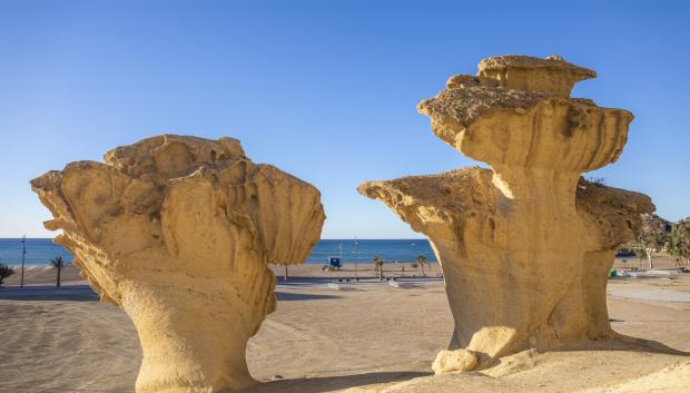 Formas fungiformes de Las Gredas de Bolnuevo