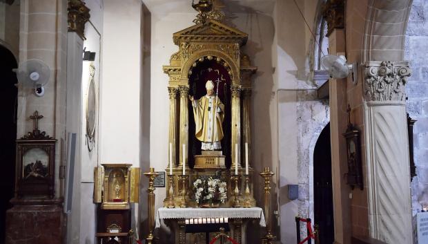 Capilla dedicada al Papa Juan Pablo II cuando aún era sólo beato