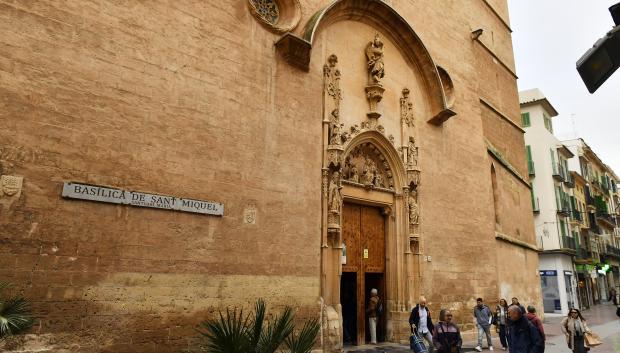 Fachada de la iglesia de Sant Miquel de Palma