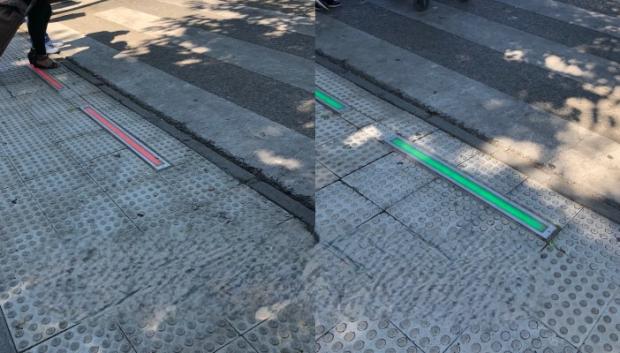 Así funcionan los semáforos de acera o semáforos horizontales