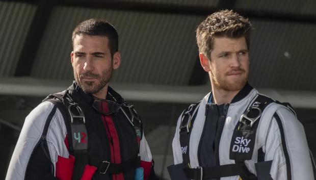 Miguel Ángel Silvestre y Miguel Bernardeau