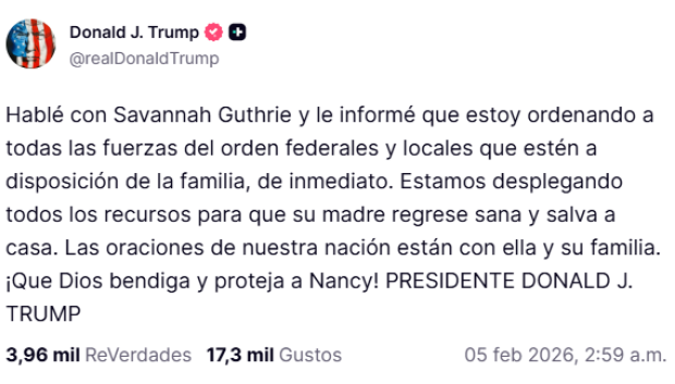 Captura de pantalla de TS