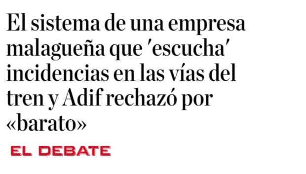 El PSOE usa en X una publicación de El Debate para calificar de "bulo" la versión de la empresa malaguela