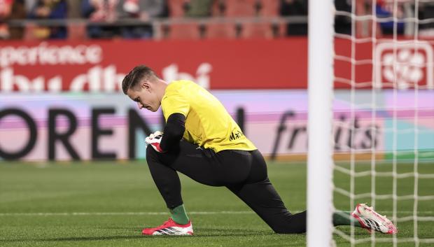 (Foto de ARCHIVO)
Marc-Andre ter Stegen of Girona FC warms up during the Spanish league, LaLiga EA Sports, football match played between Girona FC and Getafe CF at Montilivi stadium on January 26, 2026 in Girona, Spain.

Javier Borrego / AFP7 / Europa Press
26/1/2026 ONLY FOR USE IN SPAIN