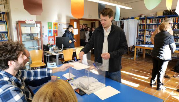 El candidato de CHA a la Presidencia de Aragón, Jorge Pueyo