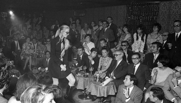 Presentación de una colección de la diseñadora Mary Quant en la sala Bocaccio de Barcelona en 1967