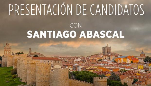 Abascal presenta hoy en Ávila a su candidato en Castilla y León