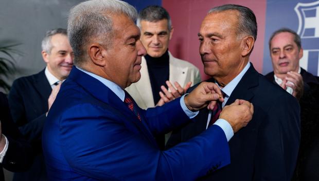 Joan Laporta y Rafael Yuste