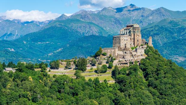 Sacra di San Michele, en el Piamonte de Italia