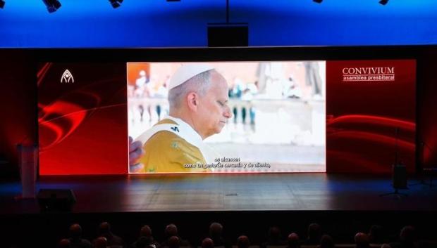 EL Papa León XIV quiso hacerse presente en la asamblea mediante un mensaje