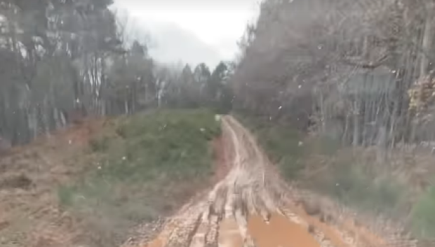 Los caminos están hasta arriba de barro