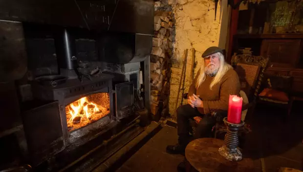 Sean Ryan, propietario y guía del castillo de Leap