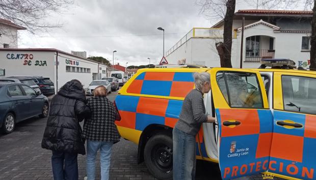 Evacuación de la residencia de Aldeamayor de San Martín (Valladolid)
