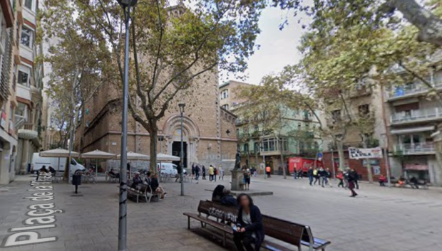 La plaza de la Virreina, en Barcelona