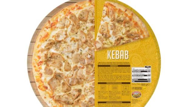 Imagen de la nueva pizza kebab de Hacendado