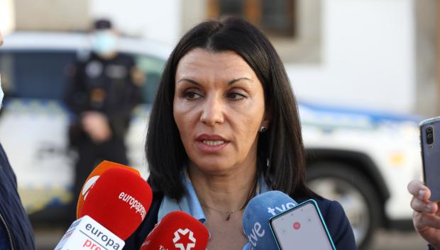 Mercedez Zarzalejo cuando era alcaldesa del municipio de San Martín de Valdeiglesias