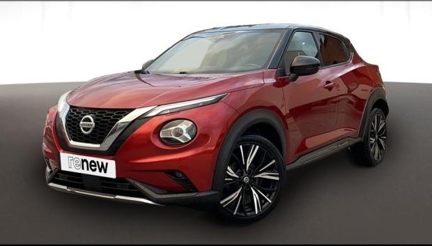 Un coche etiqueta Eco de estética particular