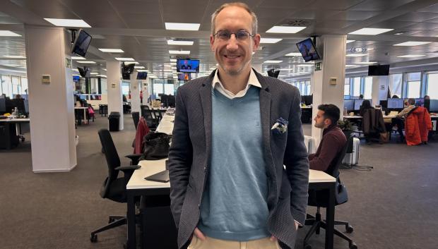 Gergely Szilvay, en la redacción de El Debate