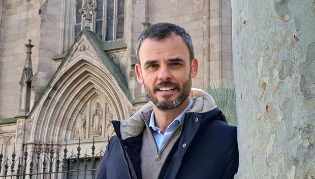 Javier Alonso, durante la entrevista